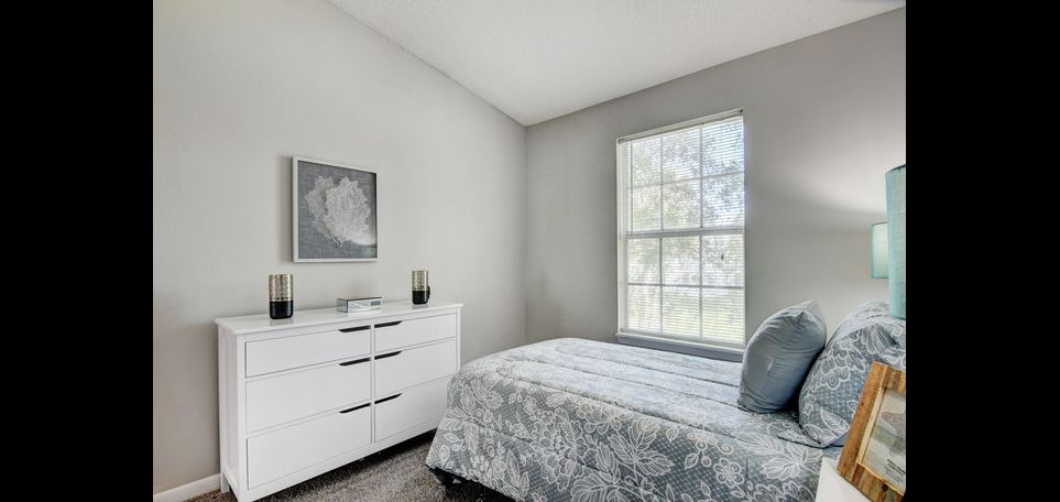 Comfortable bedroom in our quality housing - peaceful recovery environment