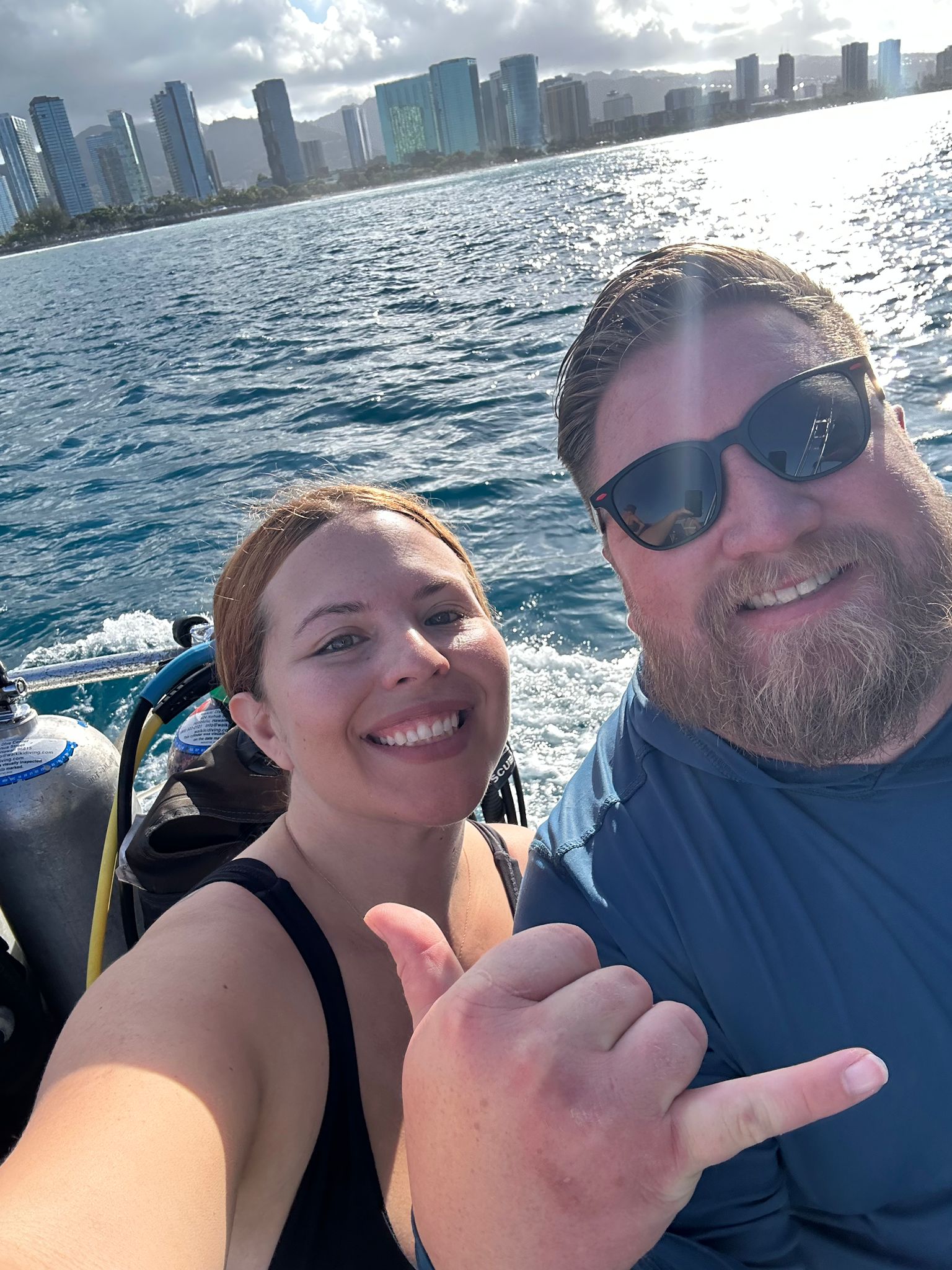 Chase and partner enjoying life on the water - recovery success and Florida lifestyle